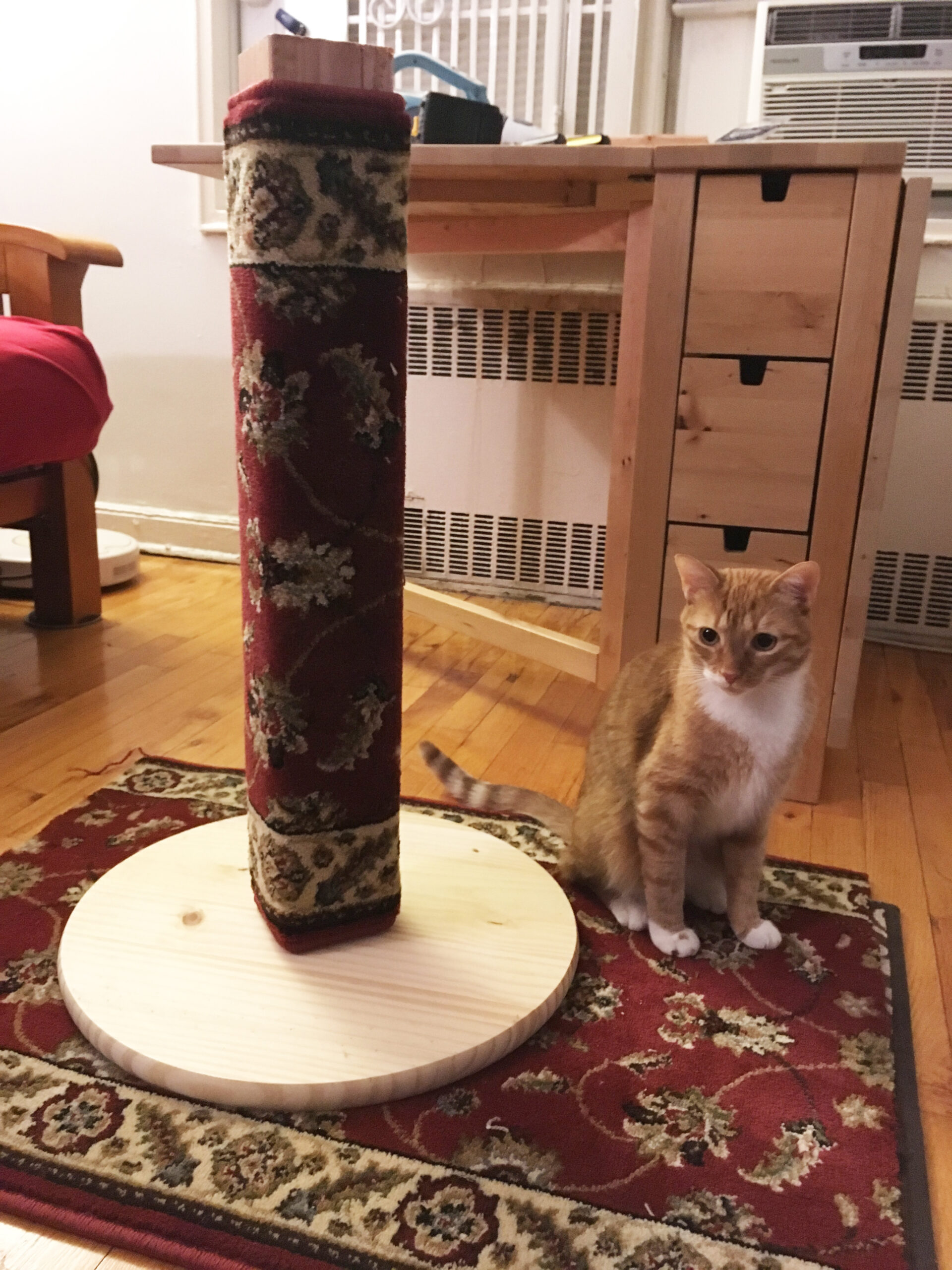 Carpet scratcher for outlet cats