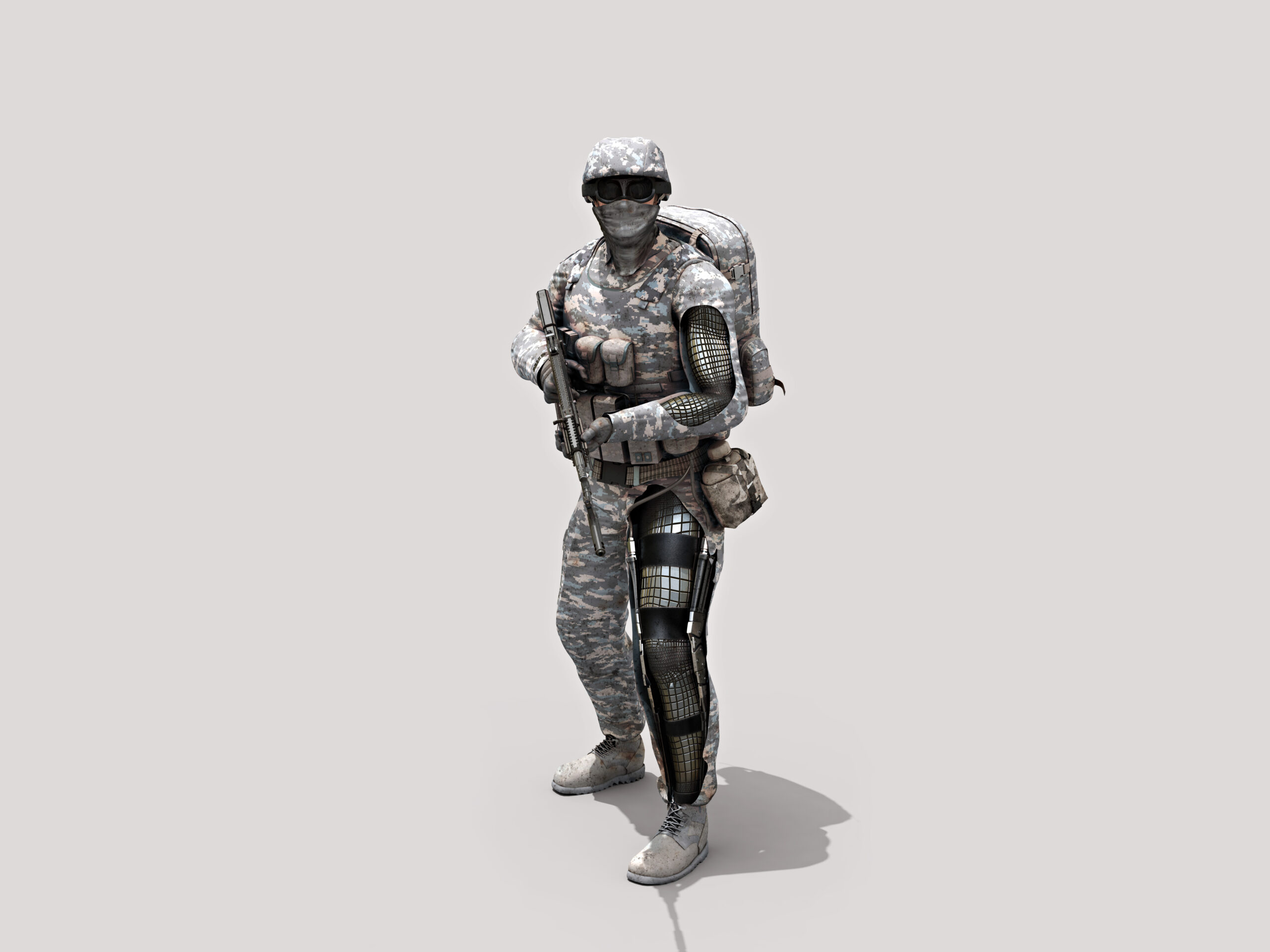 futuristic light body armor