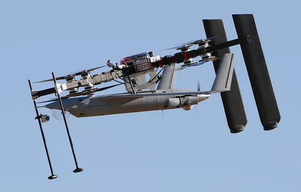 Quadcopter Launches Scaneagle Drones From Its Belly Catches Them In