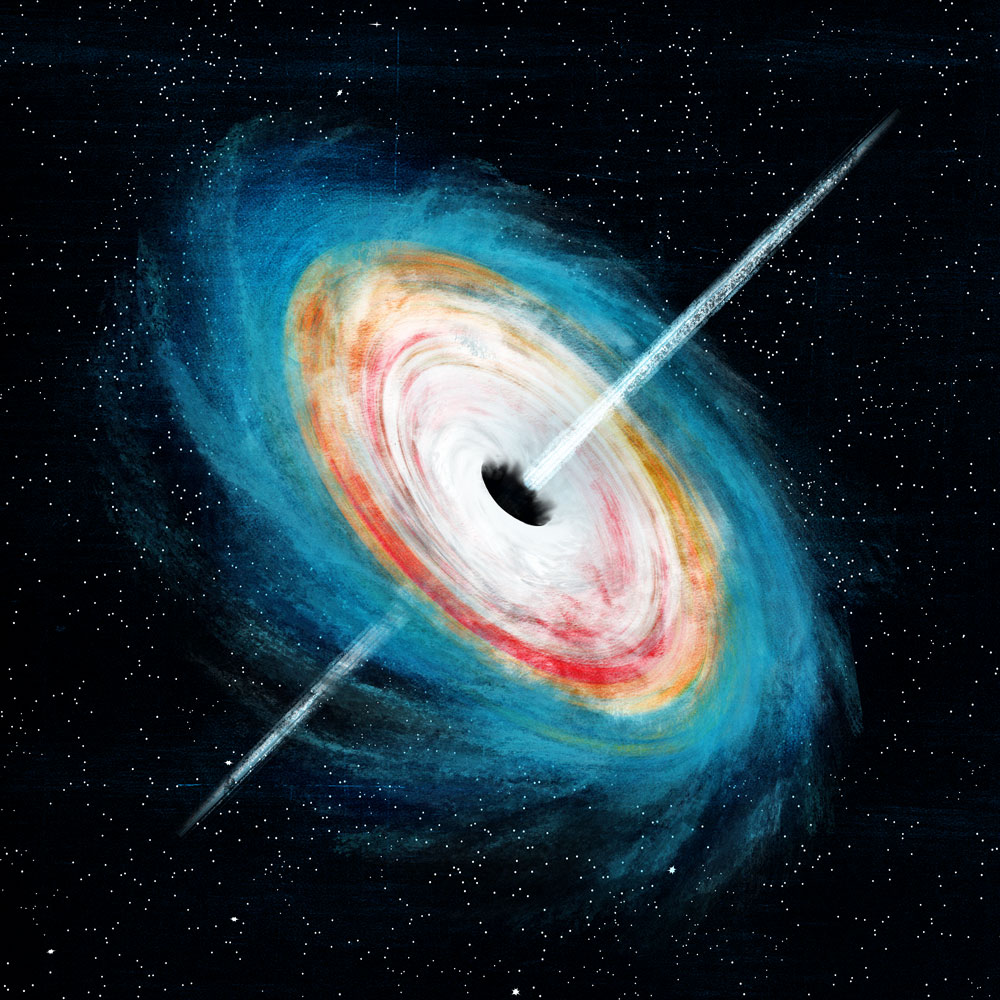 black hole before