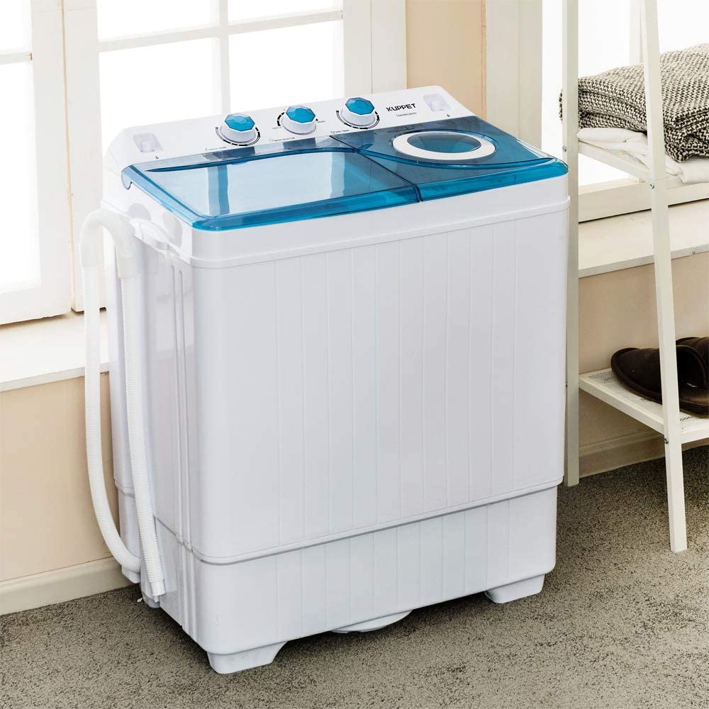 Compact Portable Washer/Dryer with Mini Washing Machine and Spin