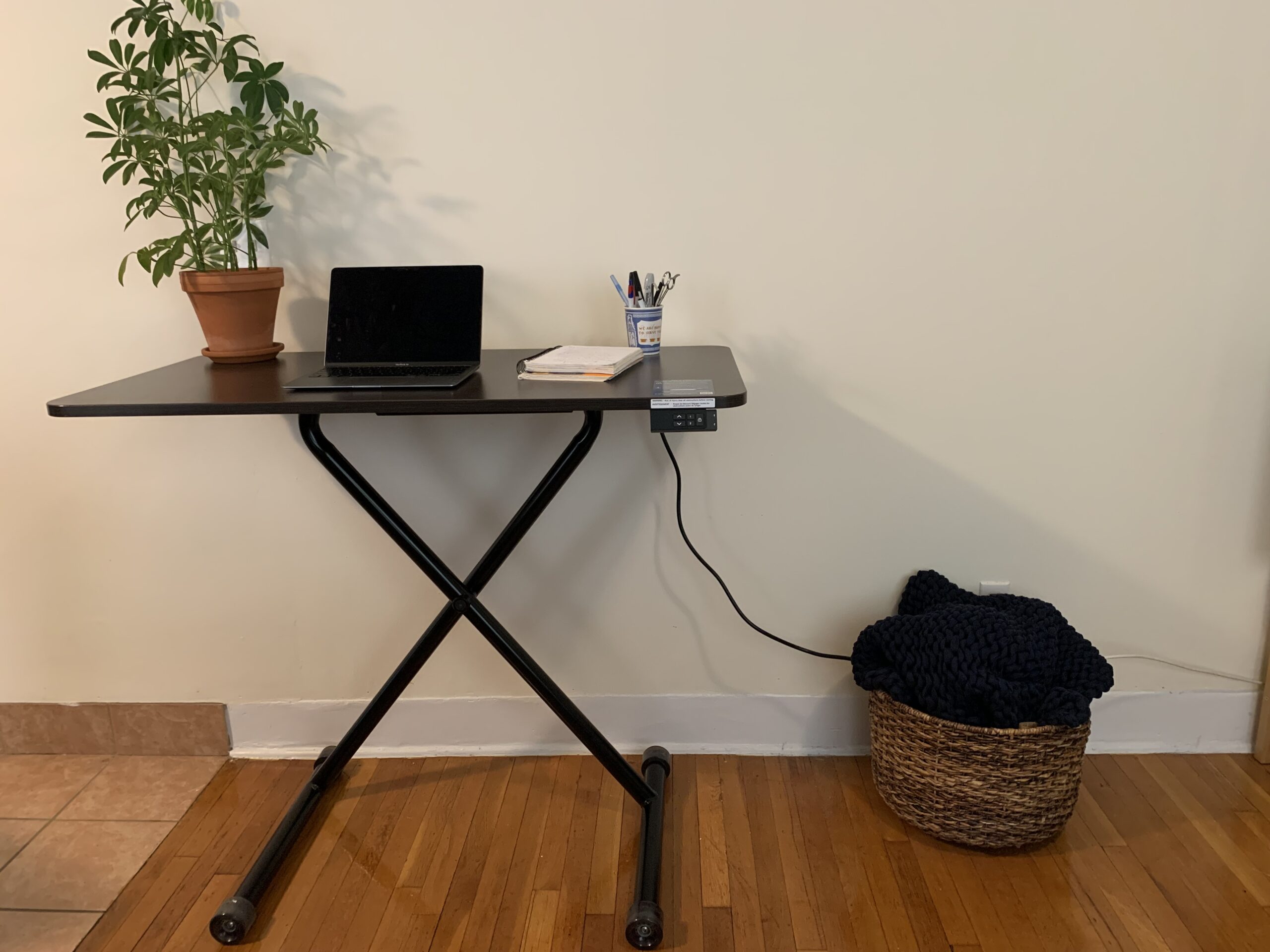 Portable Wood Foot Rest for PC Gaming or Work Standing Desks Home