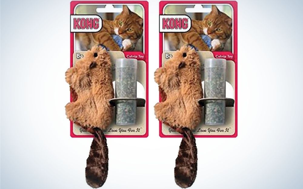 KONG Connects Punching Bag Interactive Bat A Bout Catnip Cat Toy