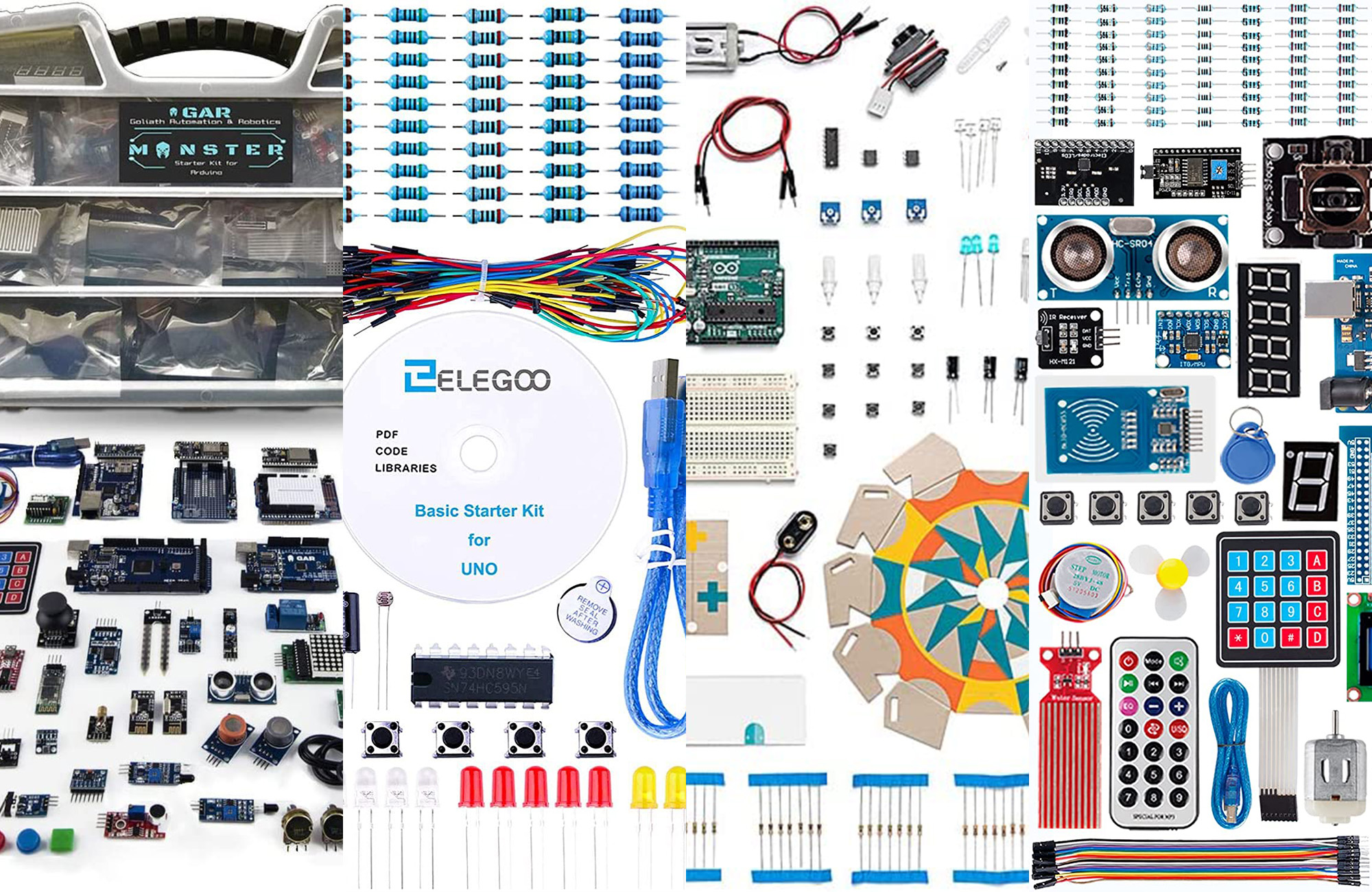 Best Arduino UNO Kit for Beginners - Elegoo Starter Kit with Complete set  of Sensors 