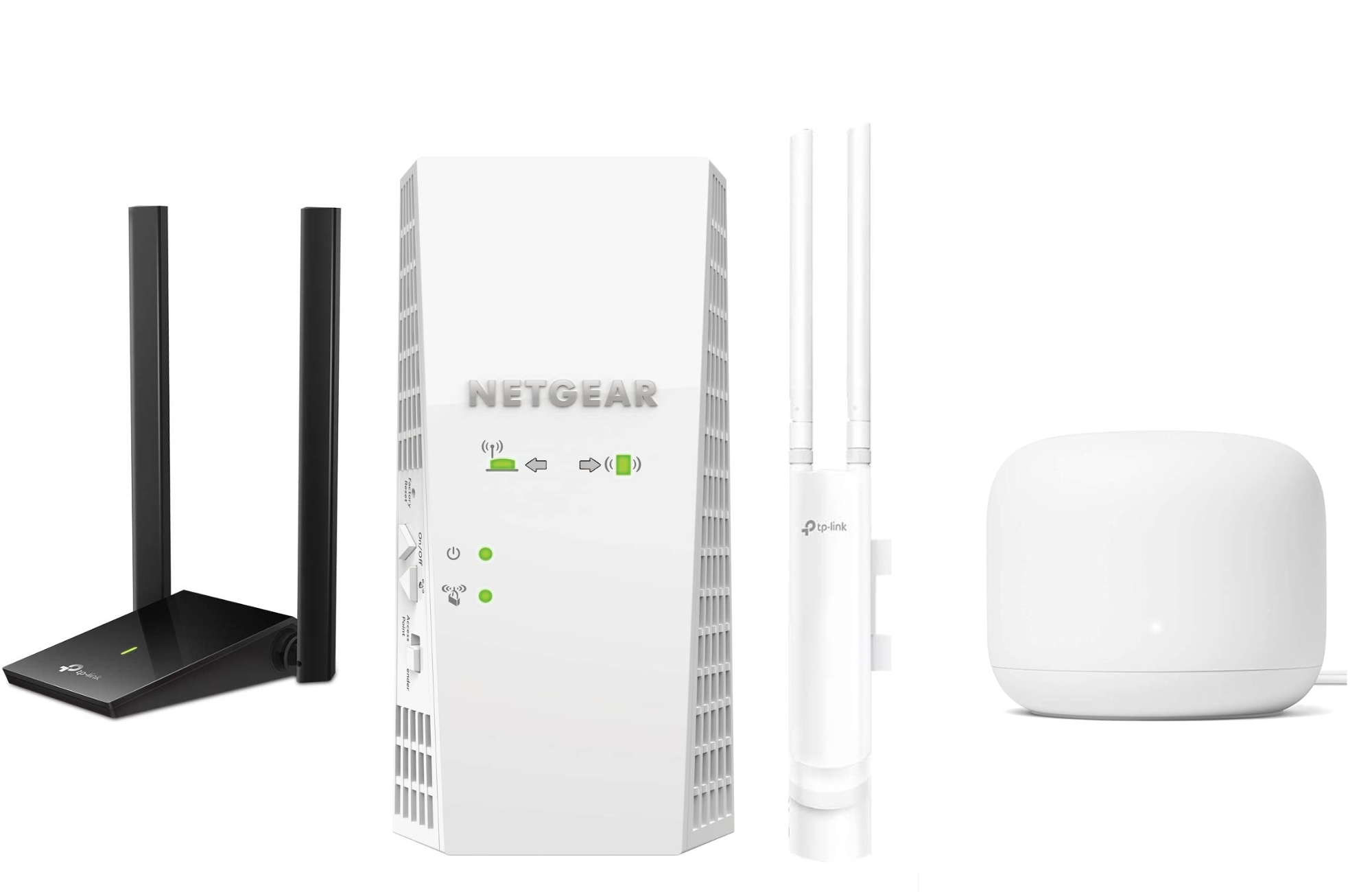 WiFi Extender, Up to 300/1200Mbps WiFi Range Repeater 2.4Ghz & 5Ghz Dual  Band Wireless Signal Booster with Ethernet Port (White) 