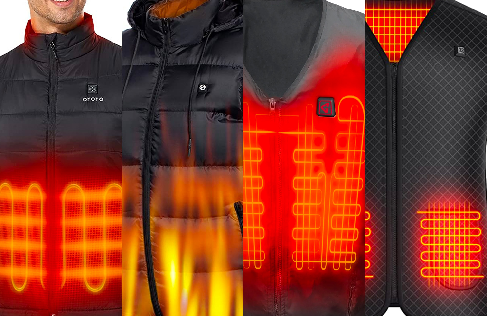 Heated Vests,Heated Body Warmer,Unisex Heated Gilet, 3 Temperature Levels  Electric Heating Jacket,Heated Waistcoat