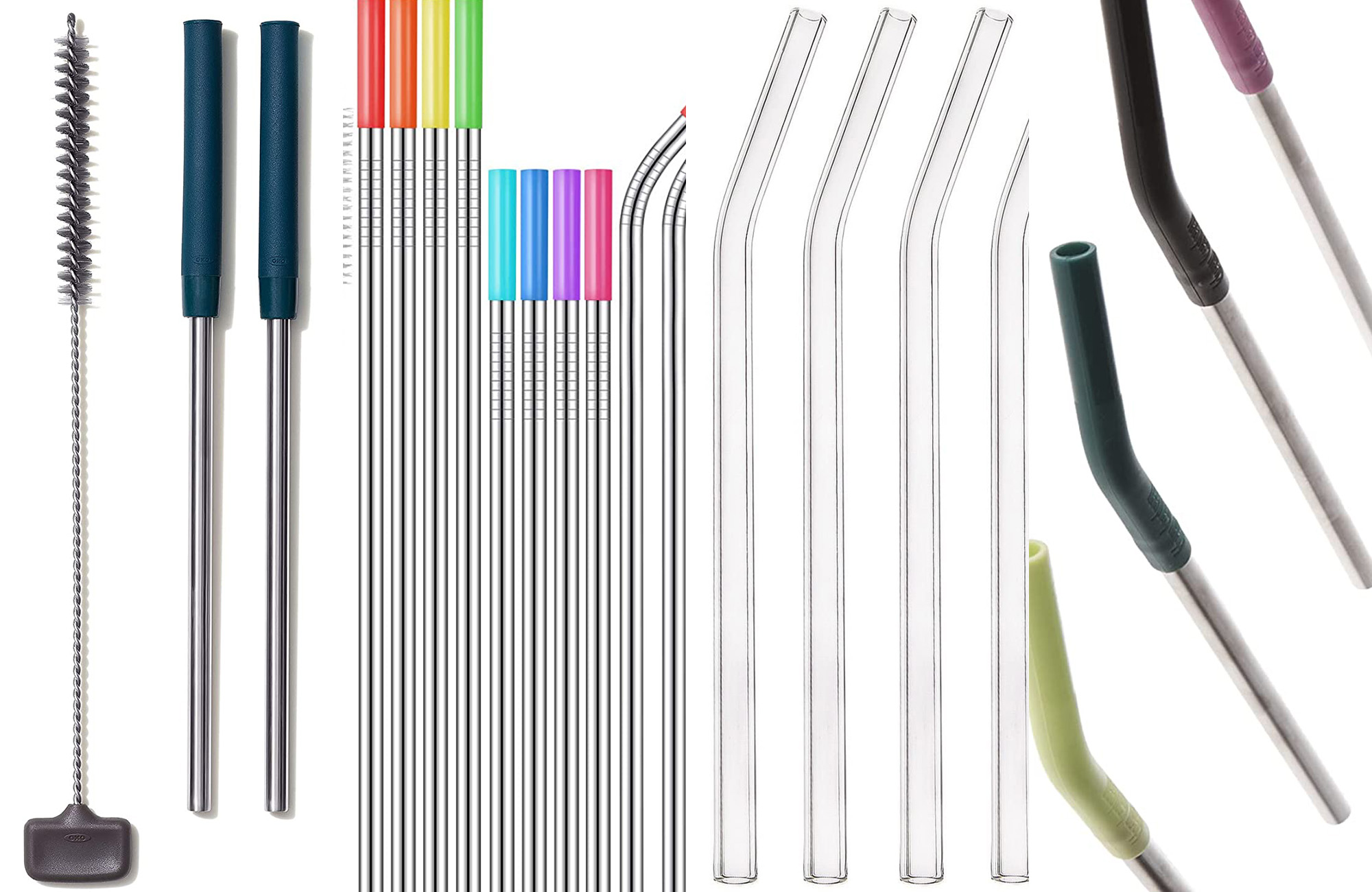 What's The Best Reusable Straw: Silicone, Stainless Steel, Glass