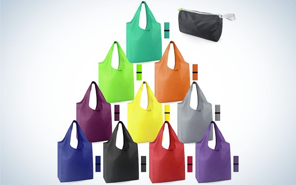 DIY Foldable Reusable Grocery Bags