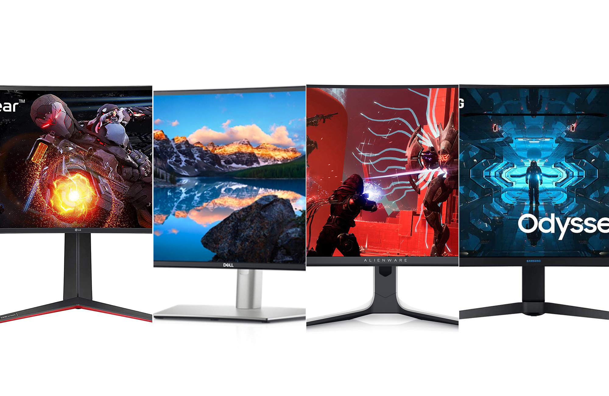 Real Size and Comparison of Gaming Monitors (32 vs 27 vs 24 inch Monitor) 