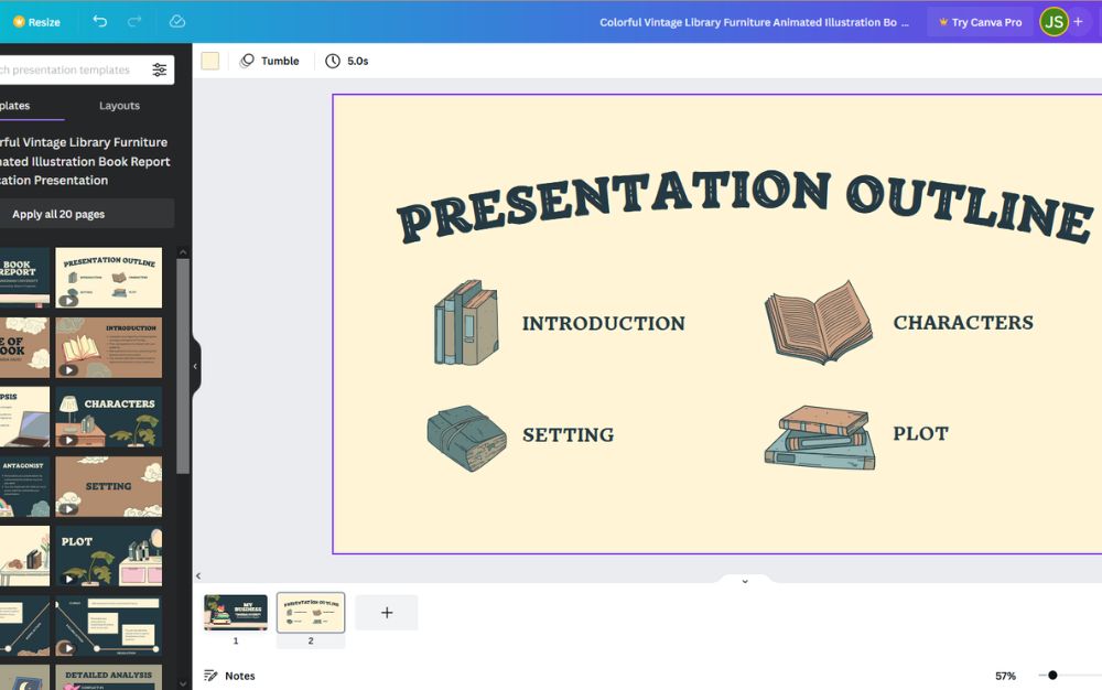 which is the presentation processing software