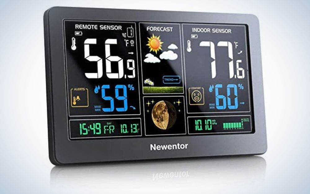 Analogue outdoor weather station