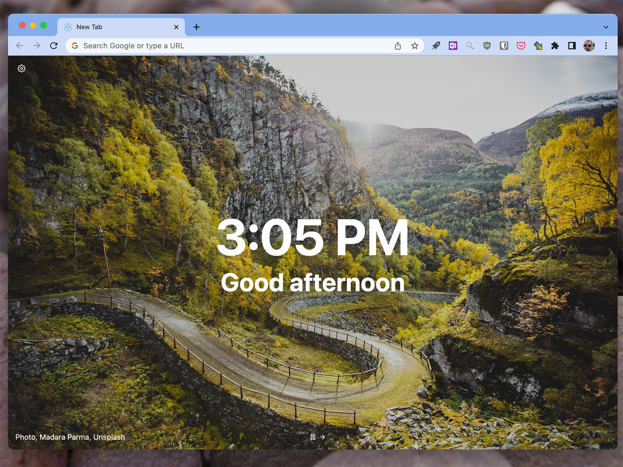 How to change Chrome's new tab page