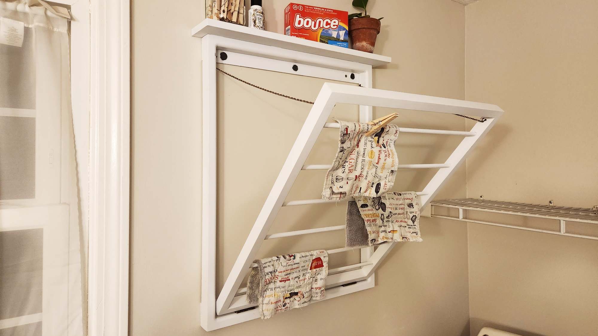Flip 3 Wall Mounted Coat Rack - Hanging Space When You Need It