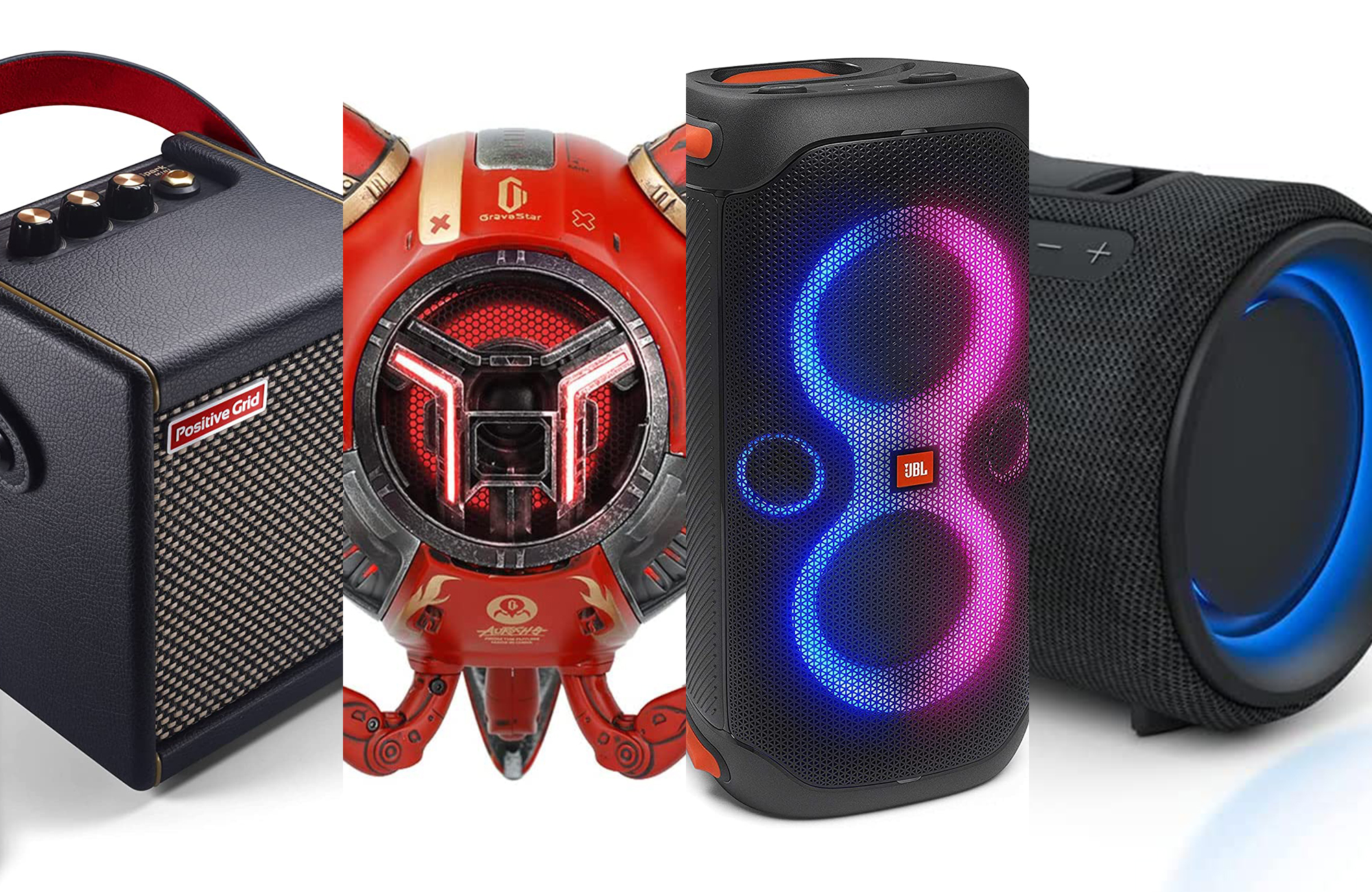 JBL PARTYBOX 110 Rechargeable Bluetooth Party Speaker w/Bass  Boost/LED's+Mic