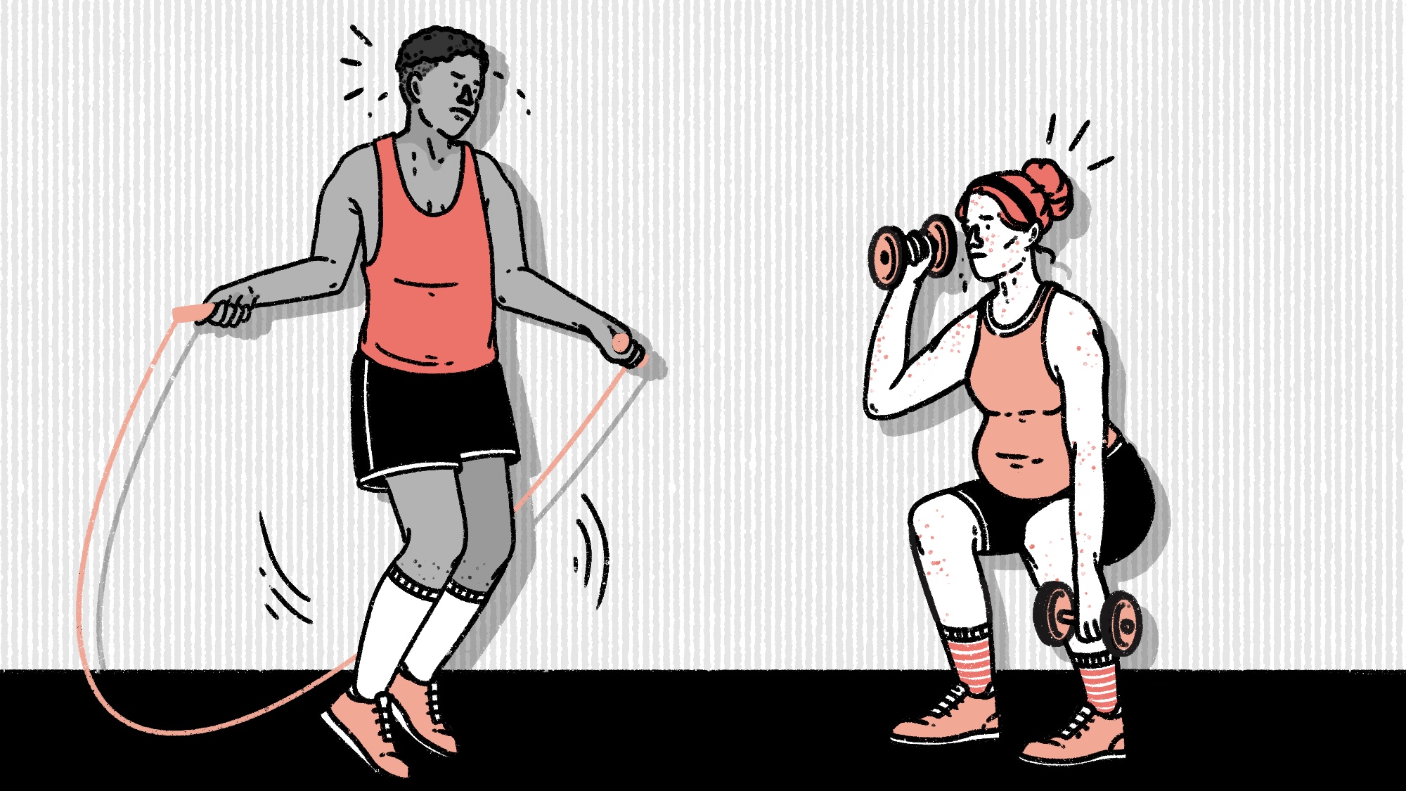 Jump Rope  Illustrated Exercise Guide