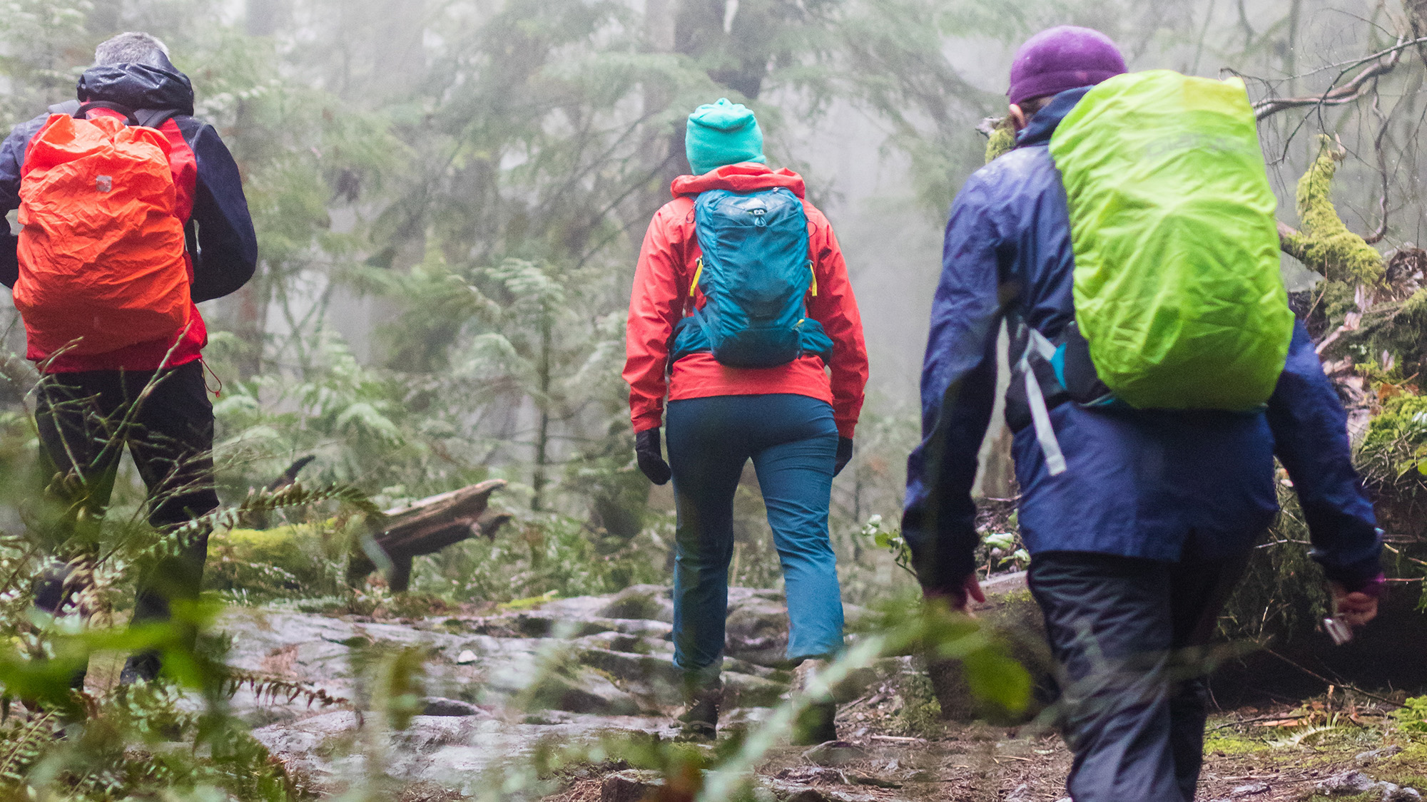 How to safely hike in the rain