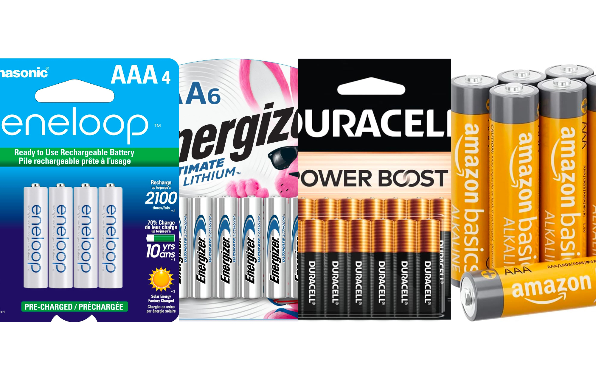   Basics 20-Pack AA Alkaline High-Performance Batteries,  1.5 Volt, 10-Year Shelf Life : Health & Household