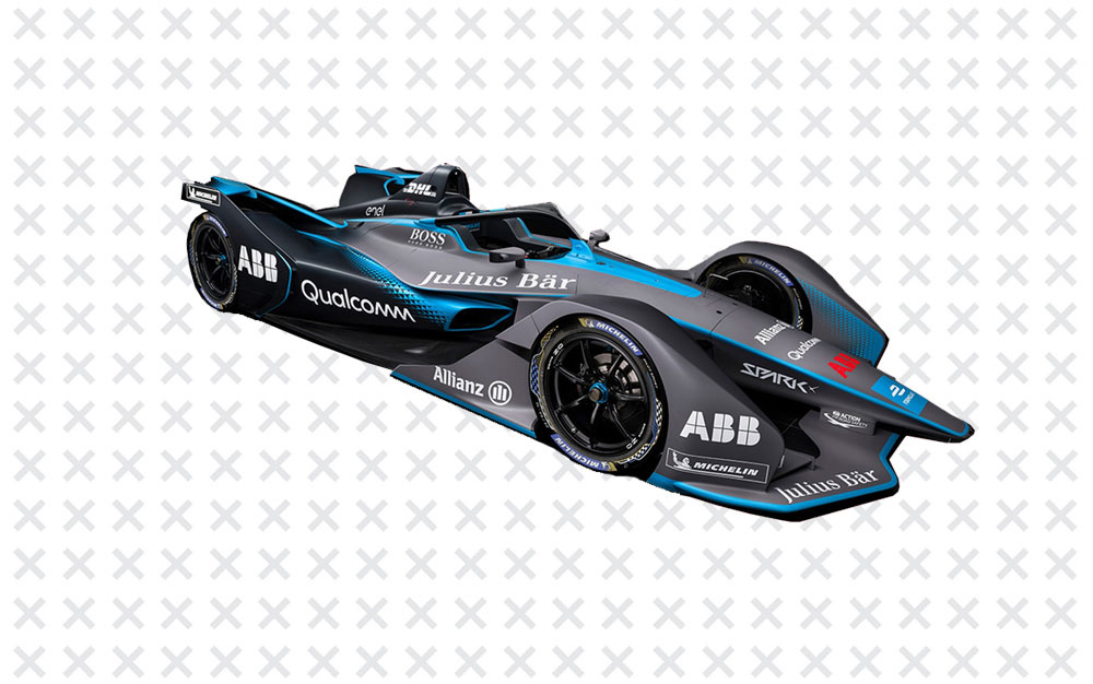 Formula E Battery Pack by McLaren Applied Technologies in a racing car