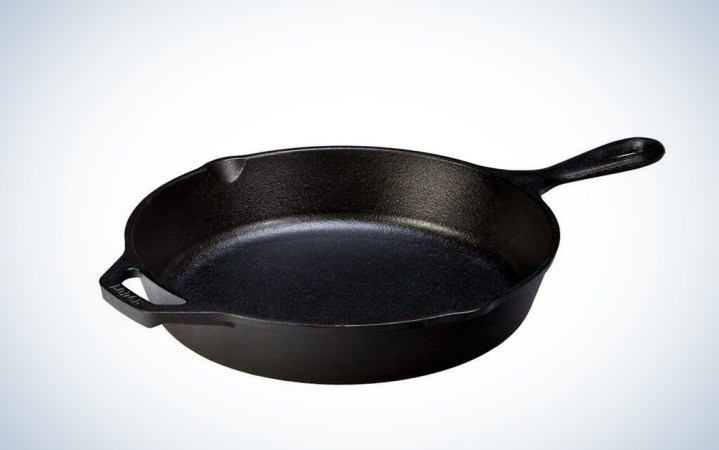  A cast iron pan