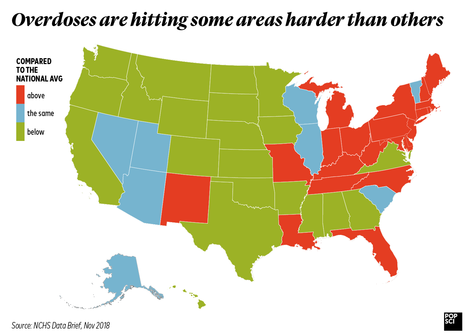 overdoses by state