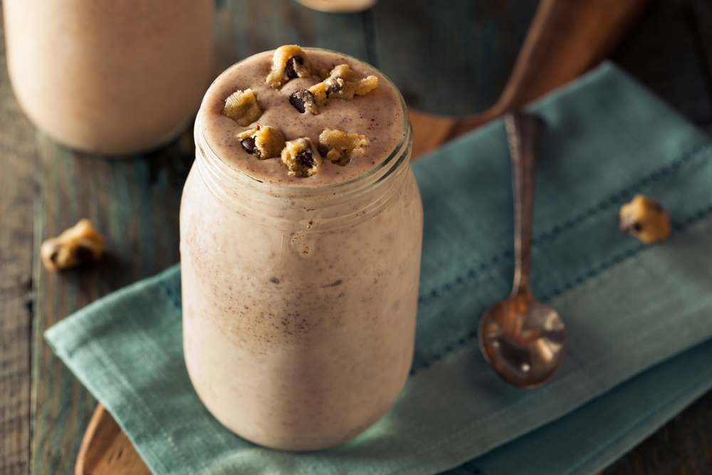 cookie dough milkshake