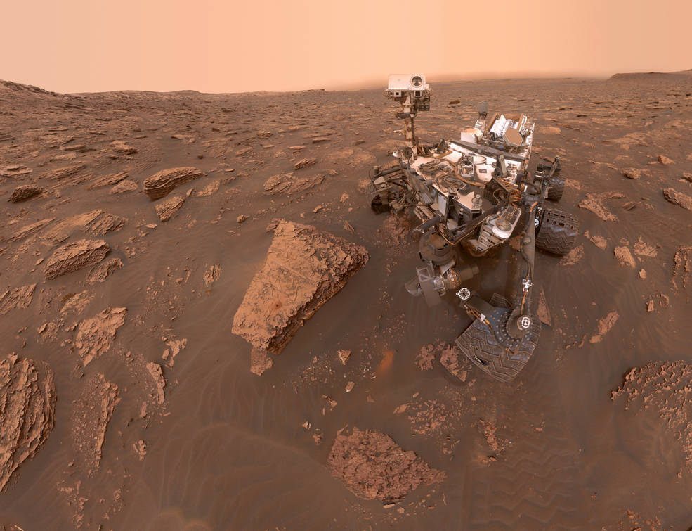 the curiosity rover on mars