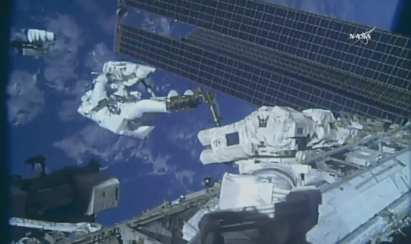 astronauts spacewalk