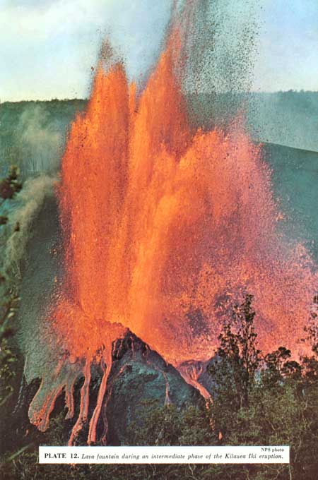 erupting volcano