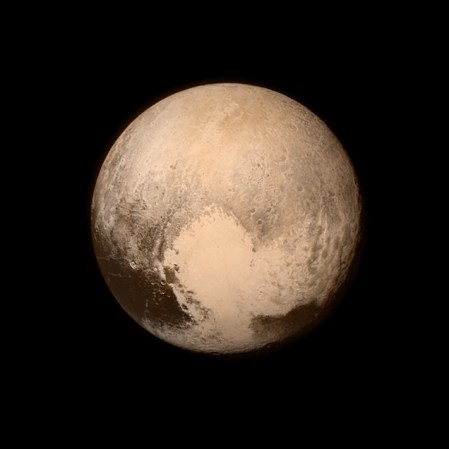 Pluto as seen just before the New Horizons flyby