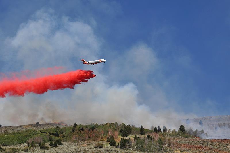 Tanker Drop on California's Grant