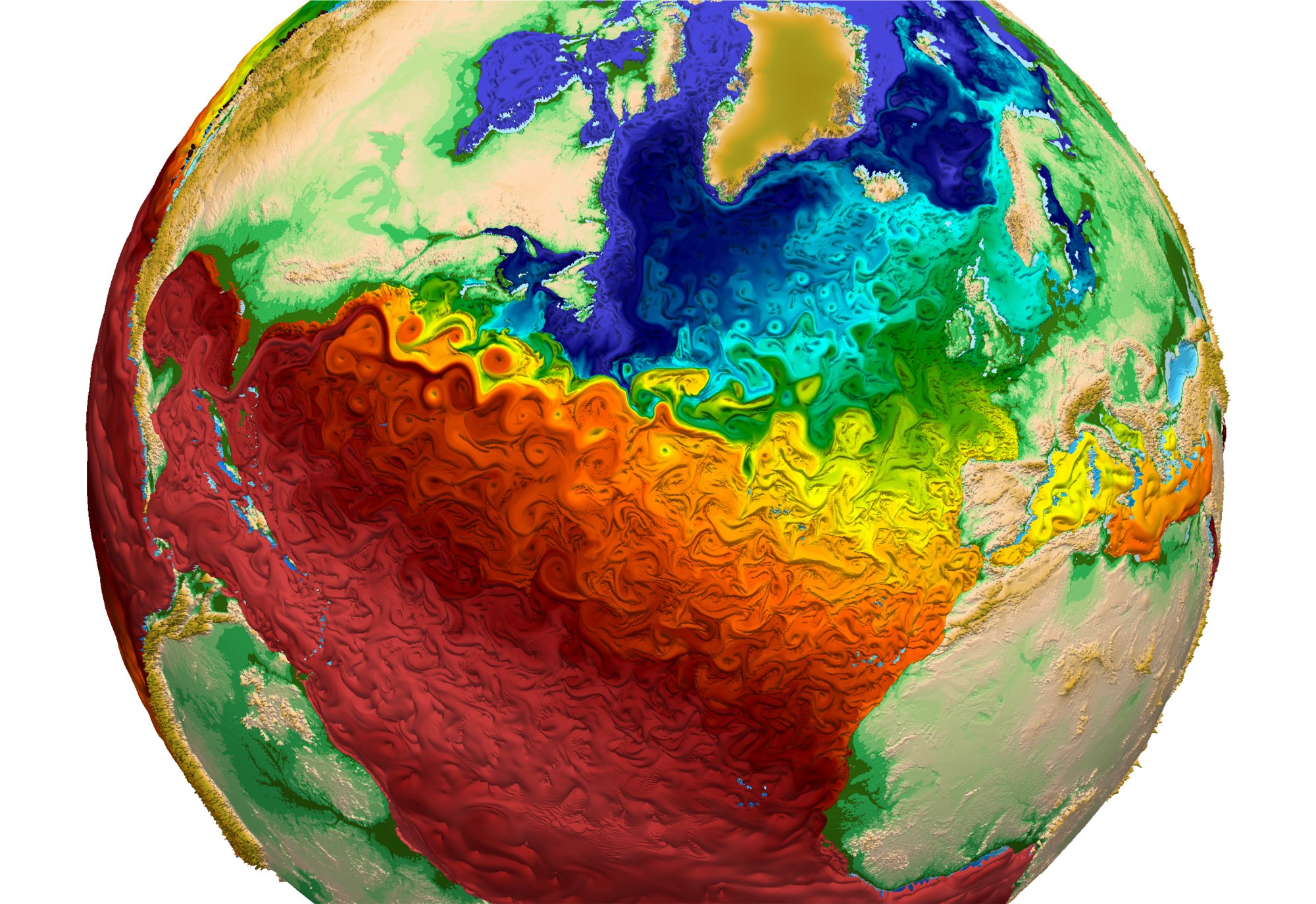 sea temp map