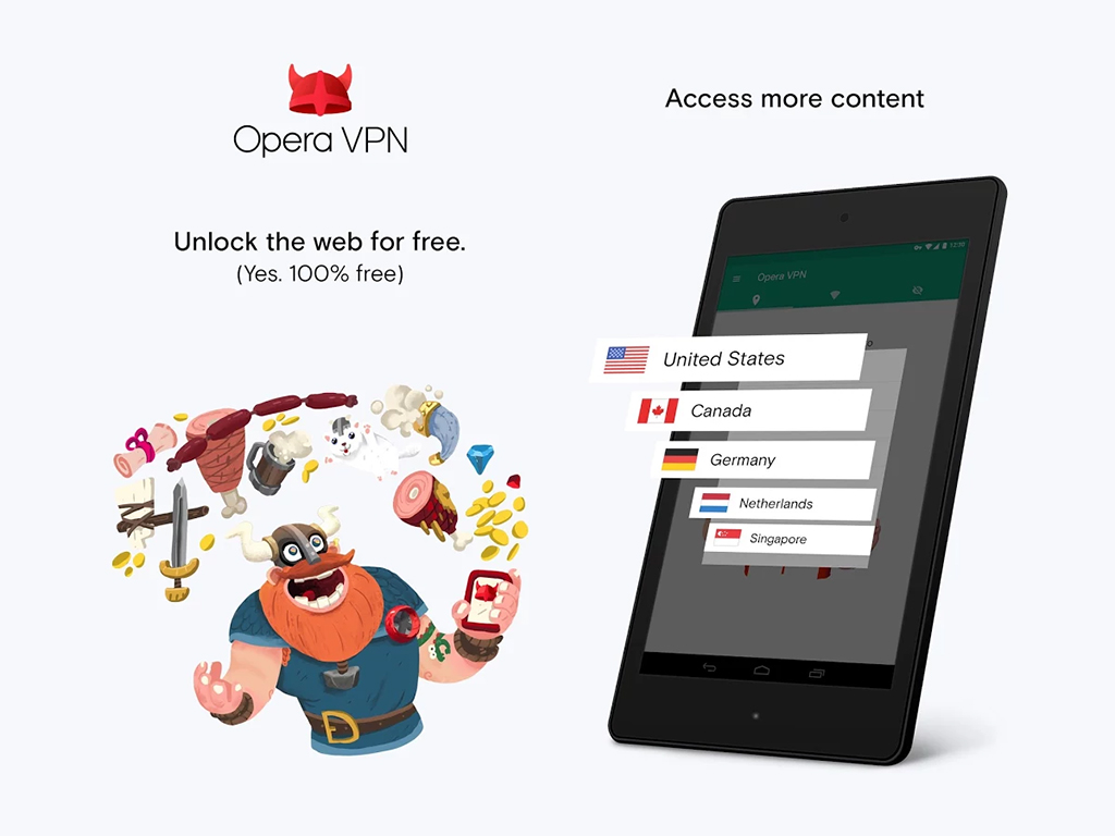 Opera Free VPN