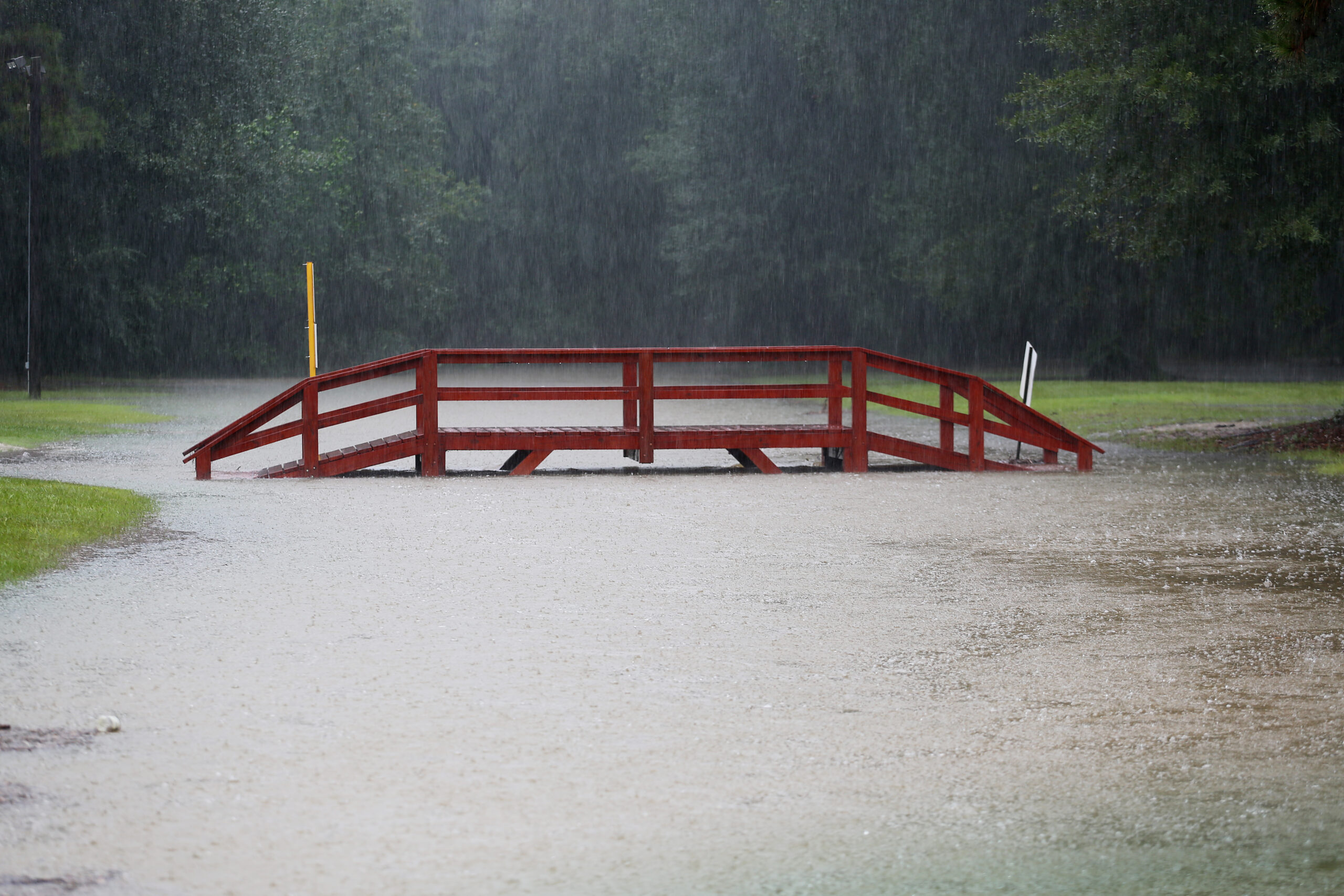 bridge flooded houston