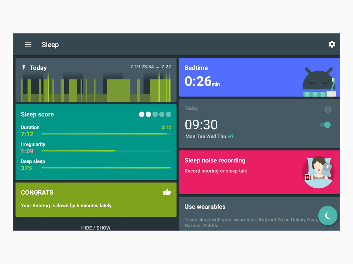 Sleep As Android app