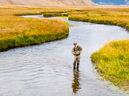 flyfishing trout big finish