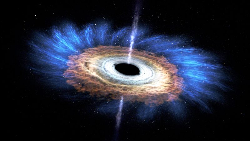 Astronomers use wobbly star stuff to measure a supermassive black hole’s spin