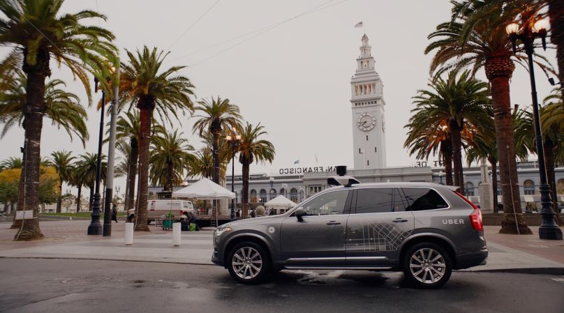 Self Driving Uber Volvo