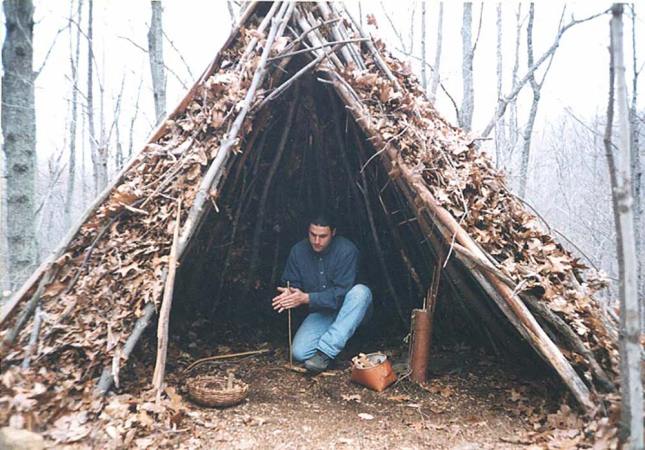 wickiup survival shelter