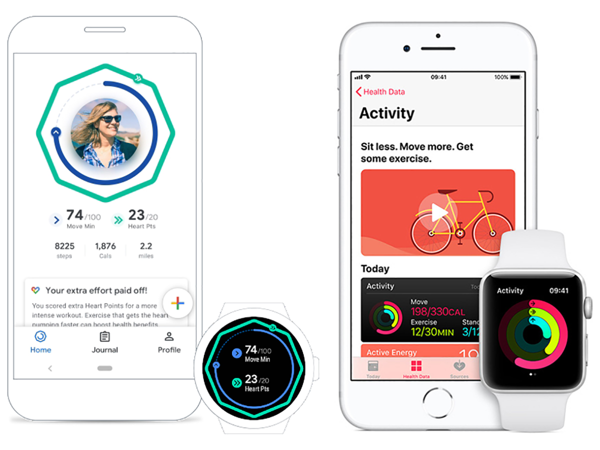 Google Fit and Apple Health