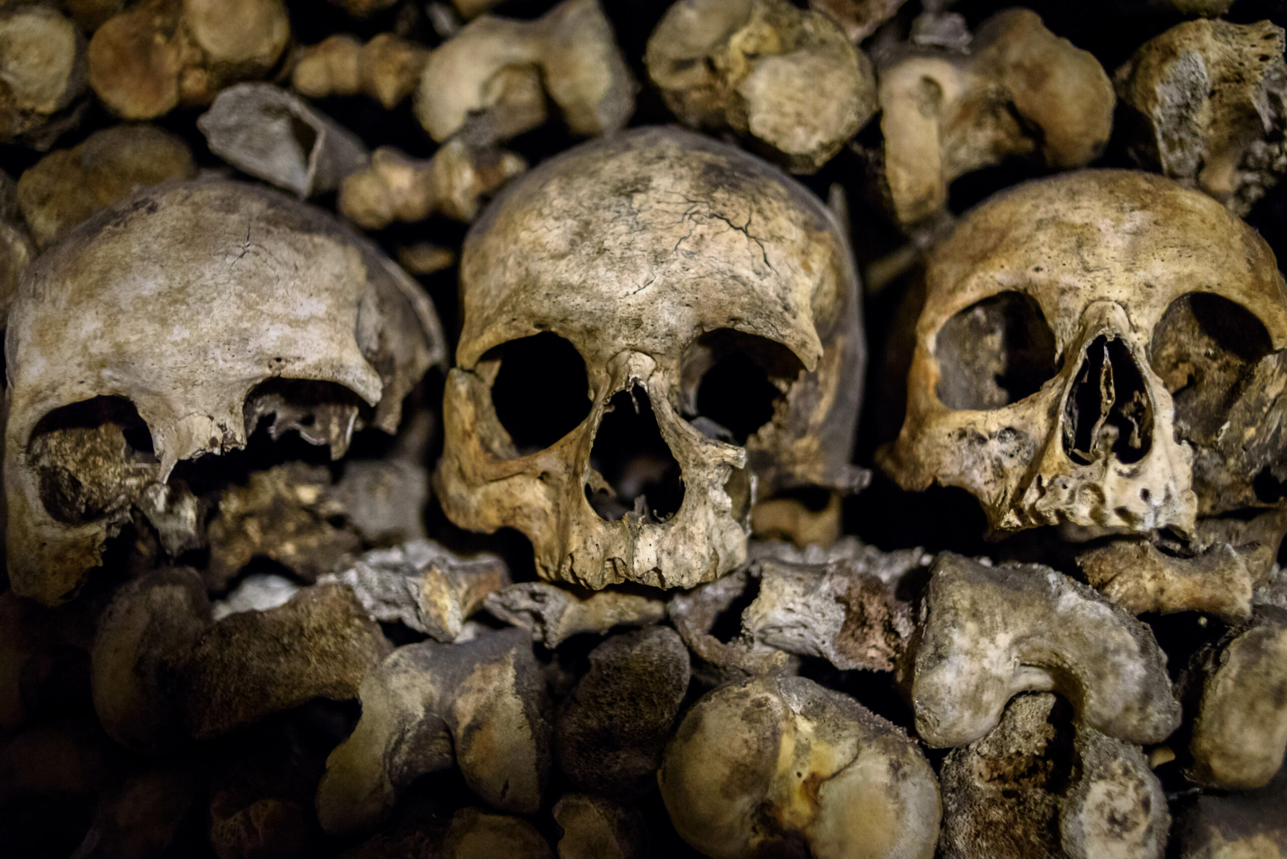 Paris catacombs human skulls Skeleton Keys