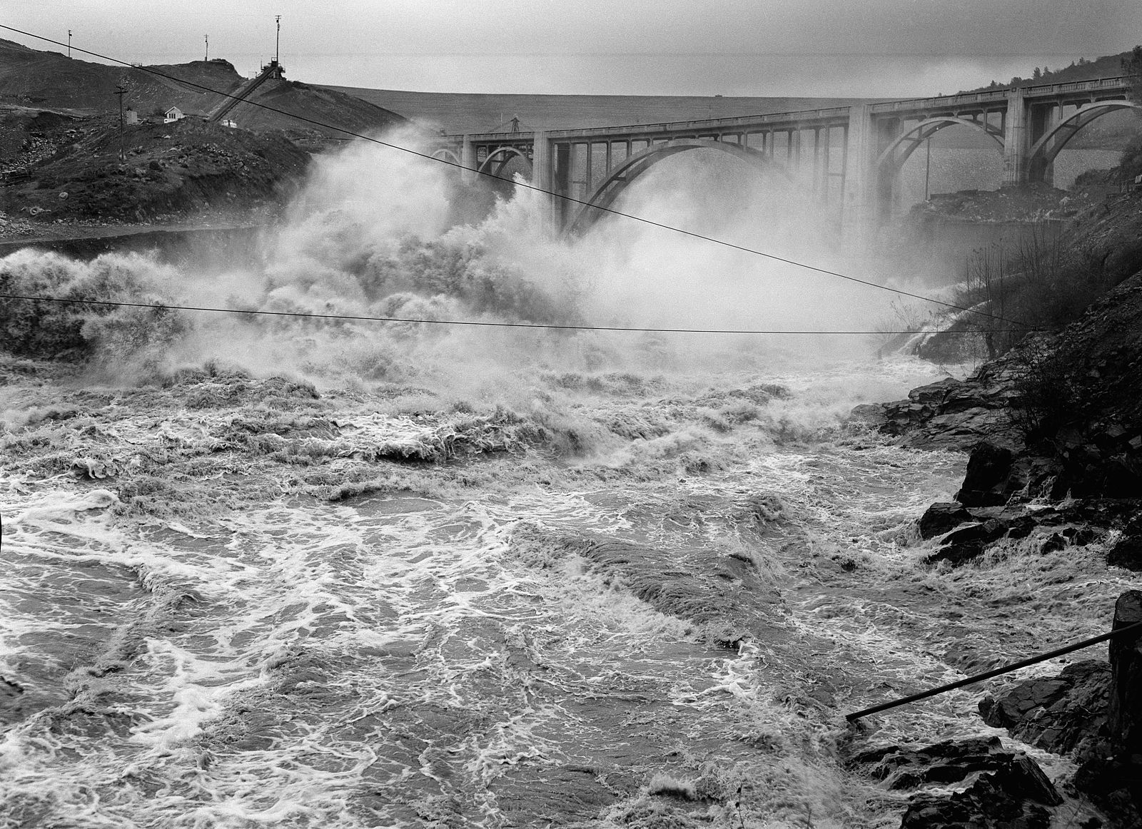 Oroville flood 1964 California floods drought