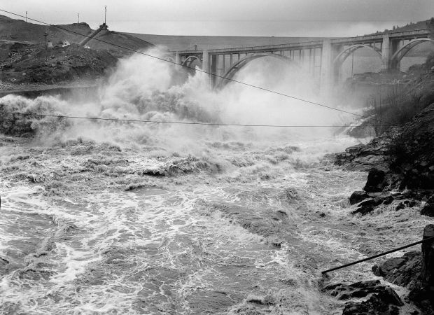 Oroville flood 1964 California floods drought