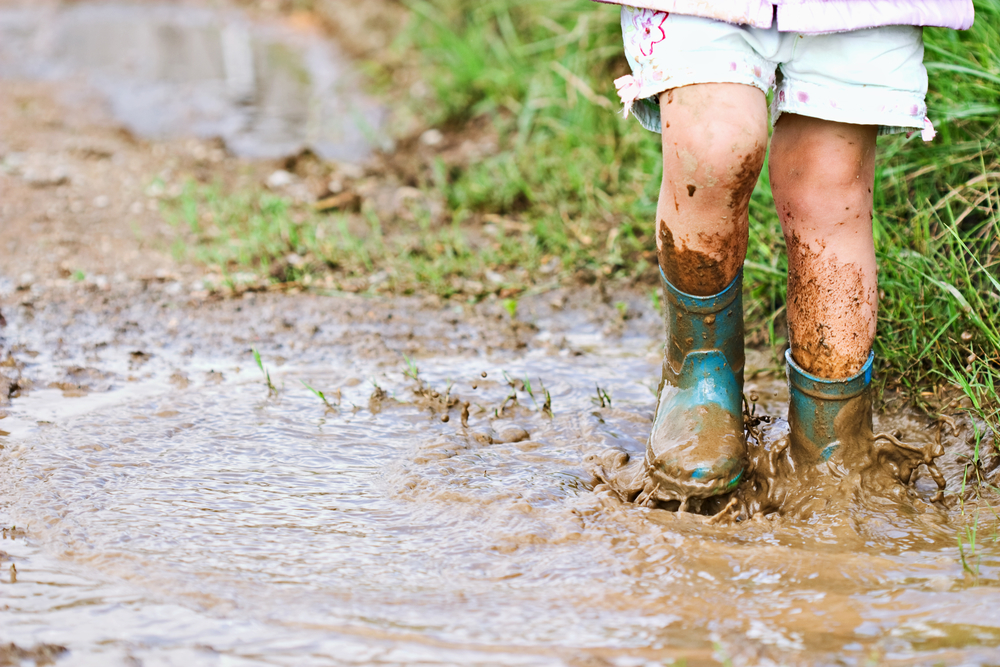 mud stains