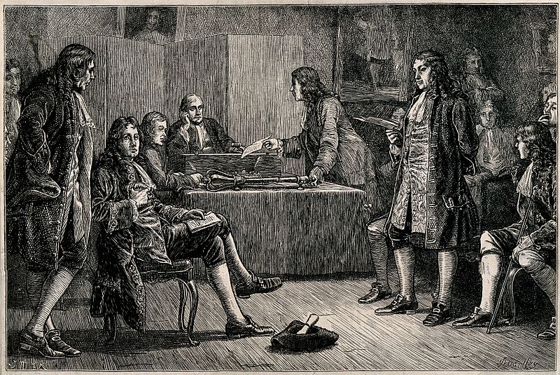Royal Society of London England Isaac Newton Charles II king science