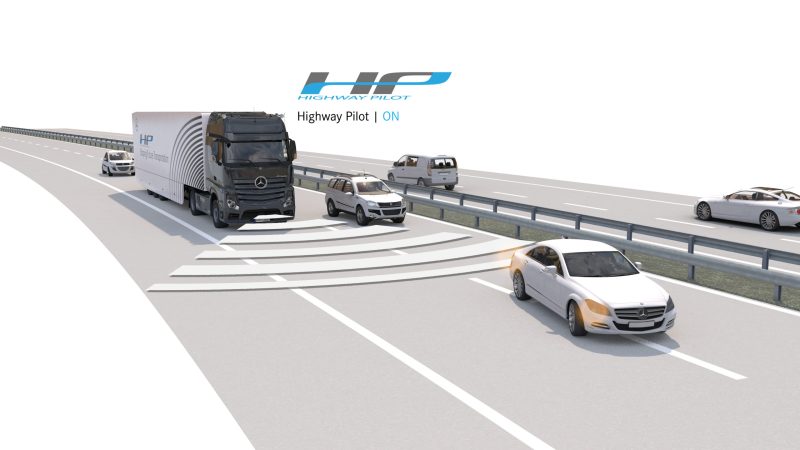 Watch As An Autonomous Truck Zooms Down The Autobahn