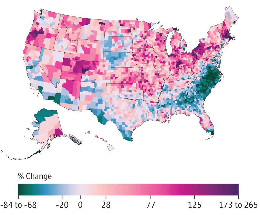 alcohol disorders change map