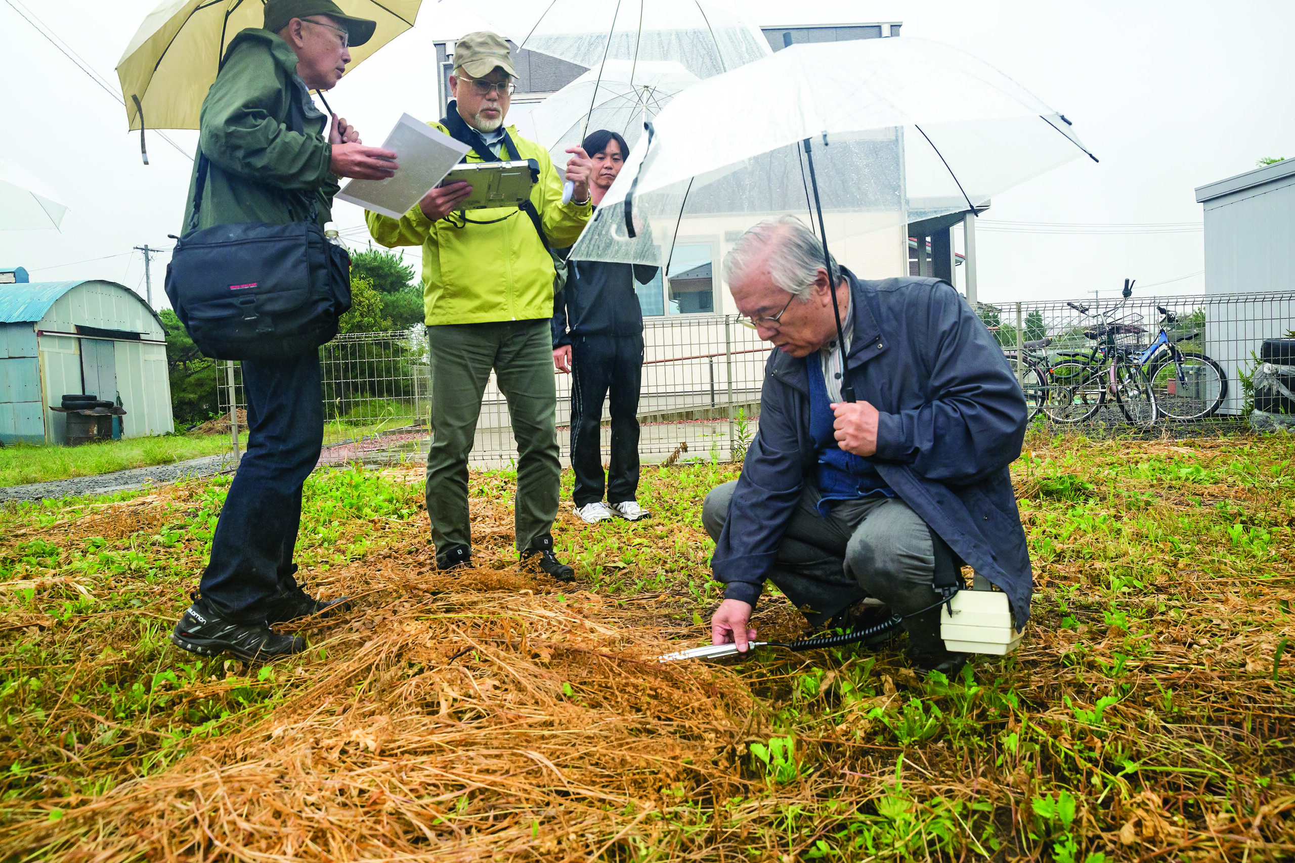 measuring radiation levels