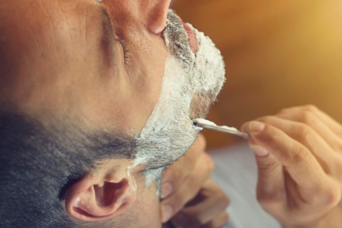 For the closest shave, get naked—doctor’s orders