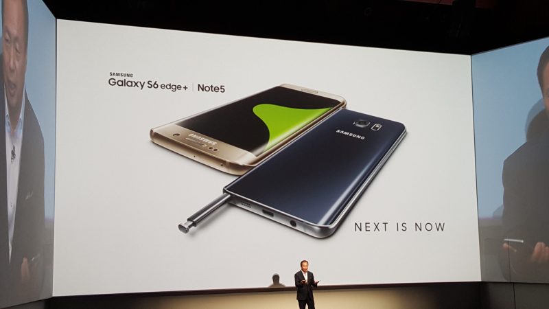 Samsung’s New Note 5 and Galaxy S6+ Edge Are Here And Bigger Than Ever