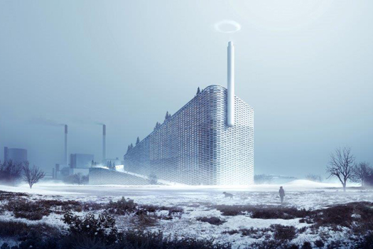 Combination Ski Slope-Trash Incinerator Breaks Ground In Copenhagen